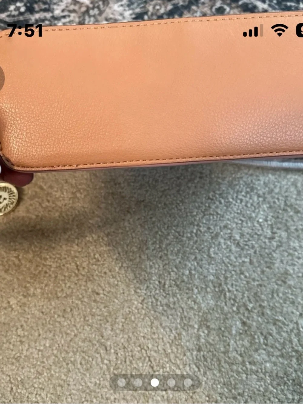 Anne Klein Pink Crossbody Shoulder Bag